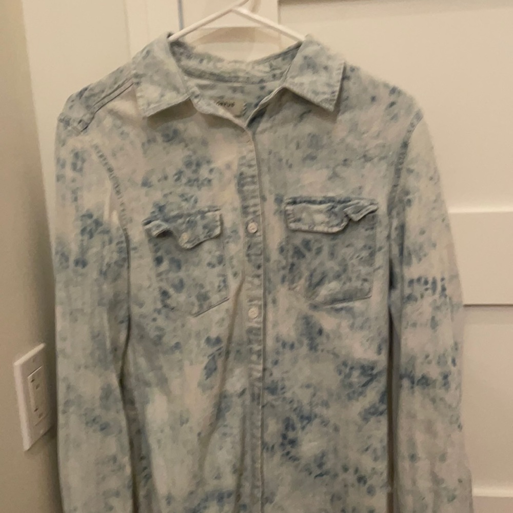 Jean Tie-dyed shirt
